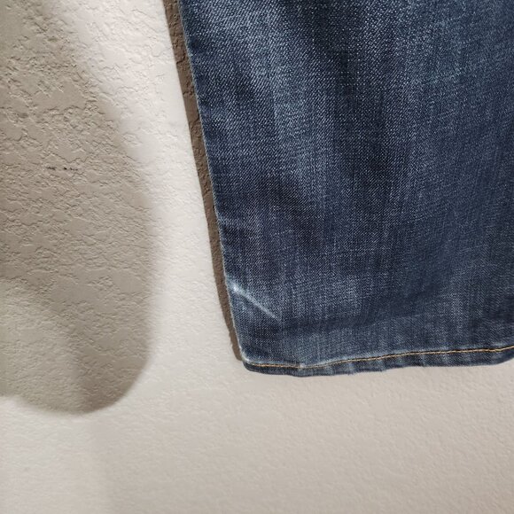 Levis 513 Slim Straight Fit Blue Denim Jeans W32 L32 Mens Casual Wear - Picture 11 of 16